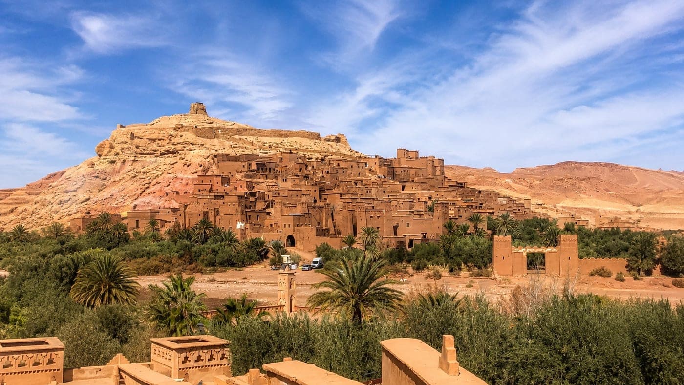 Día 2 del tour Marrakech al desierto de Merzouga: Marrakech – Ait Ben Haddou – Ouarzazate -  Gargantas del Dades