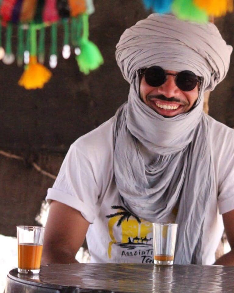 Mustapha, organizador local de Marruecos y Tal