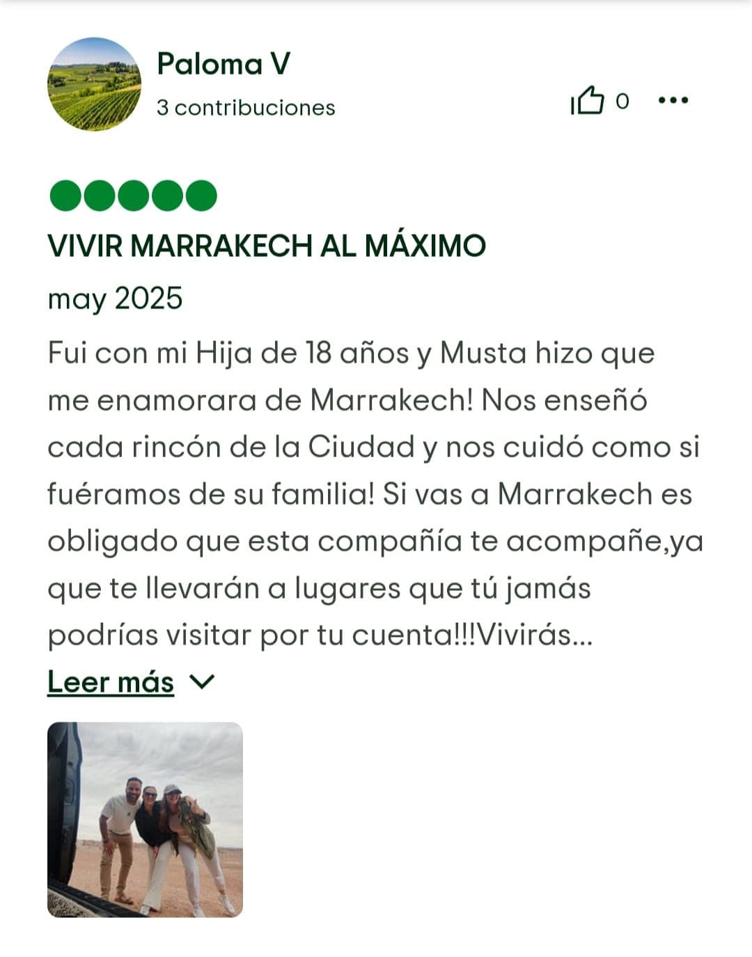 Captura de reseña de Tripadvisor 4