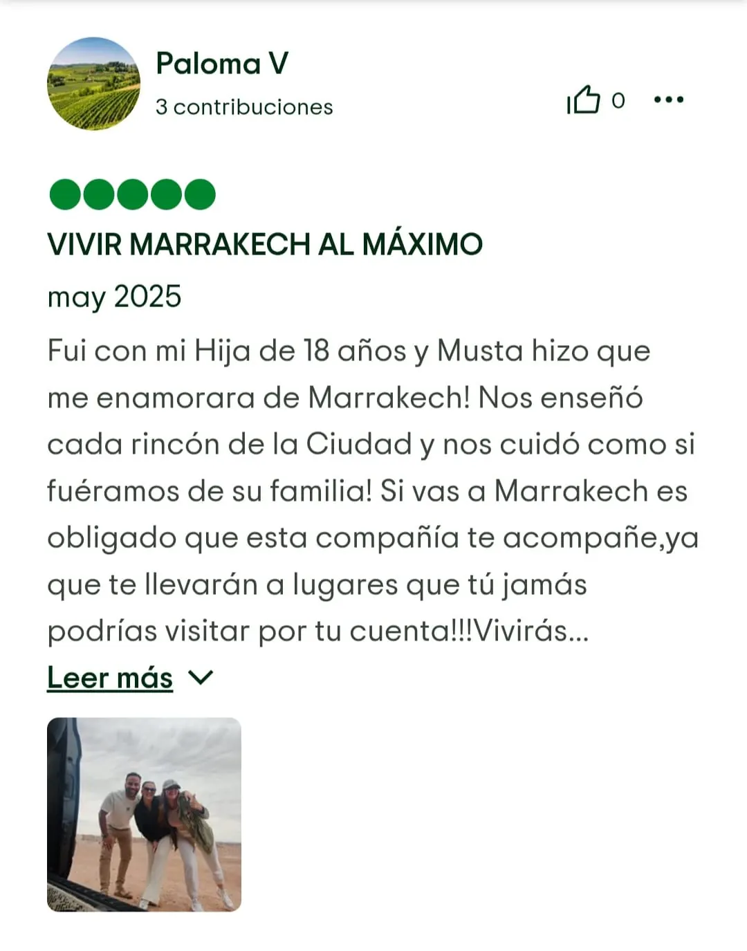Captura de reseña de Tripadvisor 4